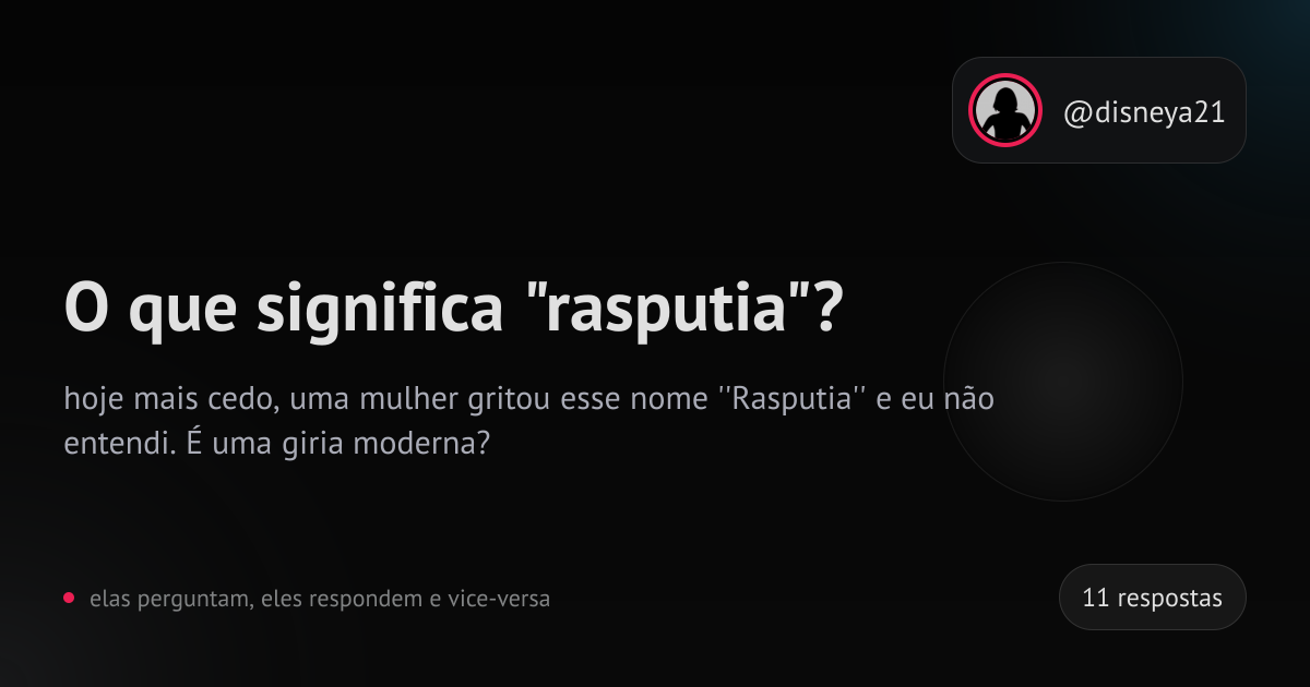 O que significa 